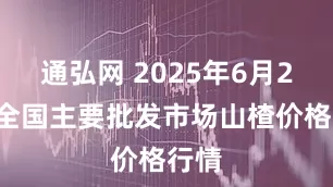 通弘网 2025年6月20日全国主要批发市场山楂价格行情